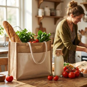 Jute bag ANA beige