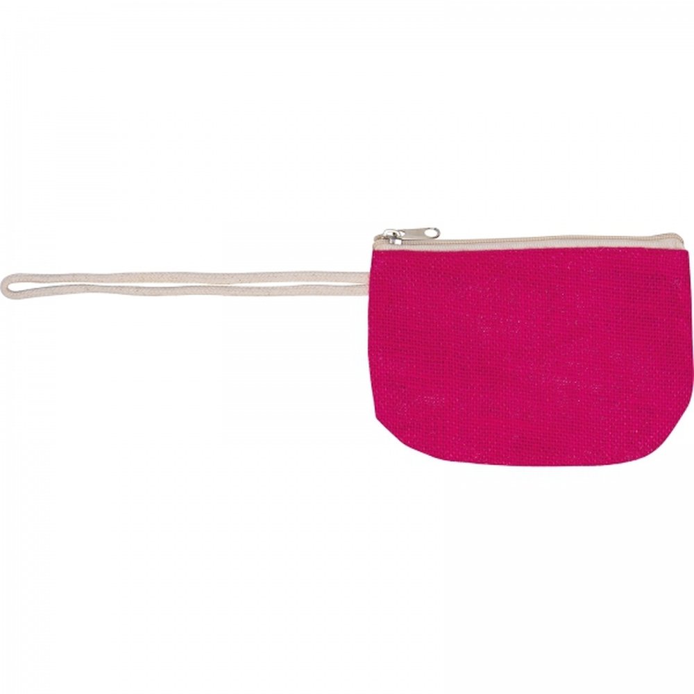 Jute bag with wallet MILDRED pink - Image 4