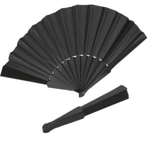 Plastic fan SALOMEA black