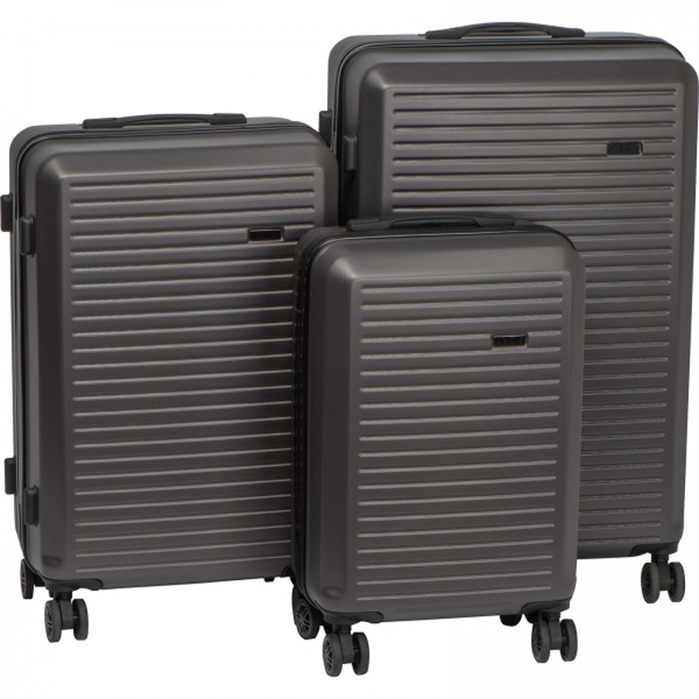Suitcases 3 pcs. JOSHUA dark grey - Image 2