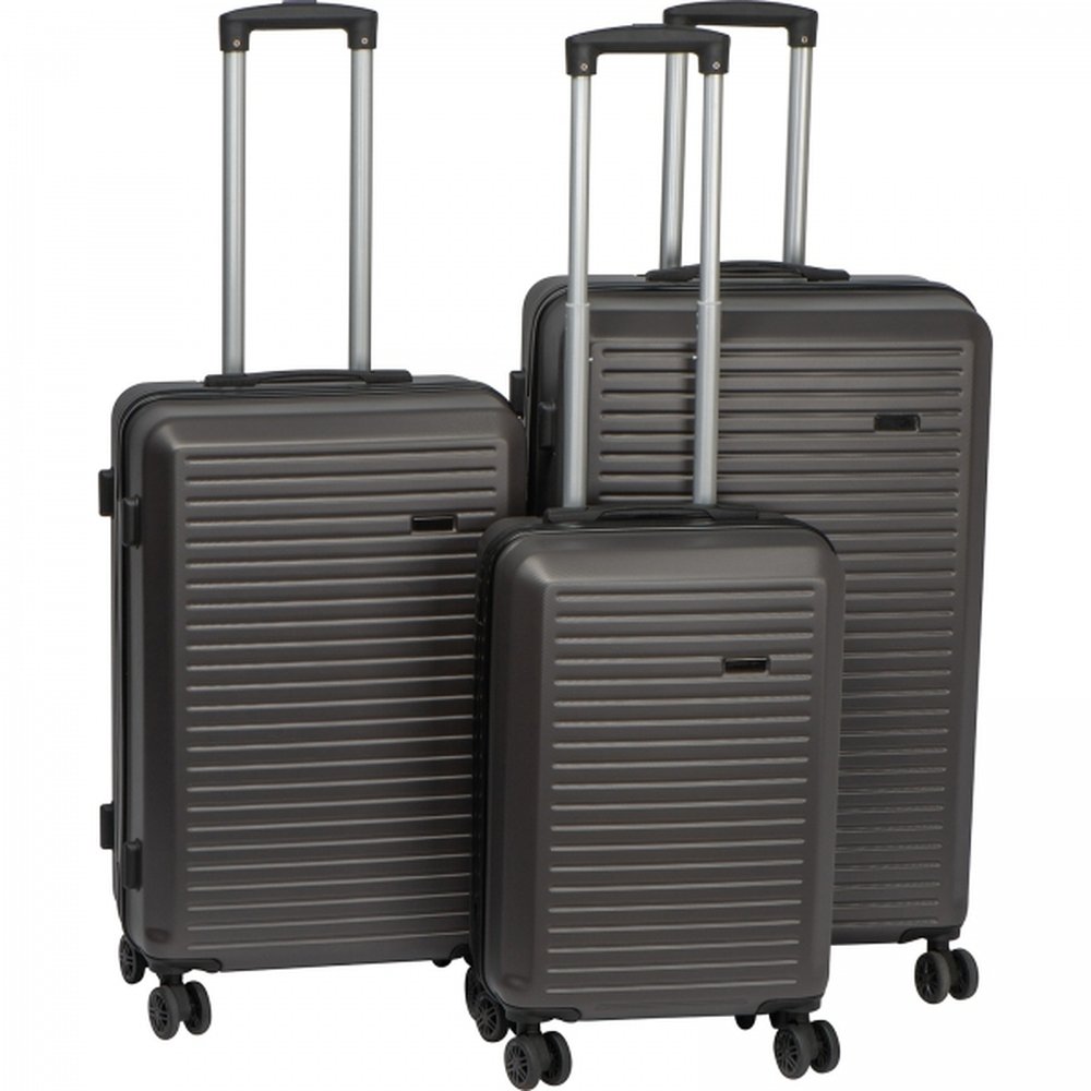 Suitcases 3 pcs. JOSHUA dark grey