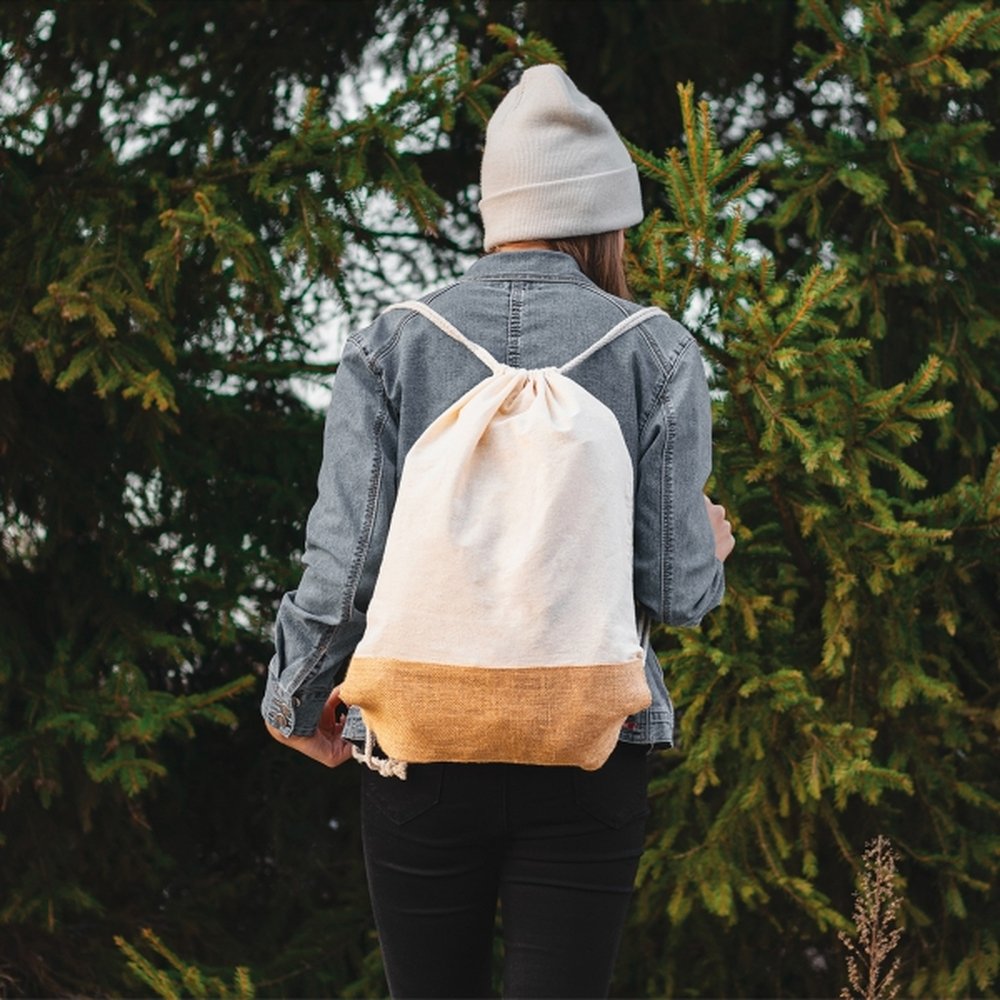 Cotton bag 140 g/m2 EWELINA white - Image 3
