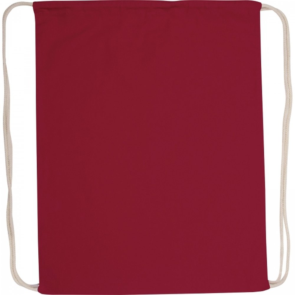 Cotton bag 140 g/m2 WITALIS burgundy - Image 2