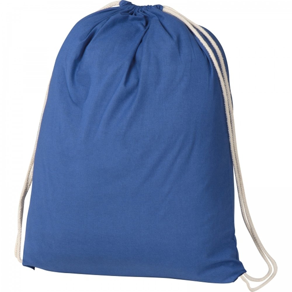 Cotton bag 140 g/m2 WITALIS blue - Image 2
