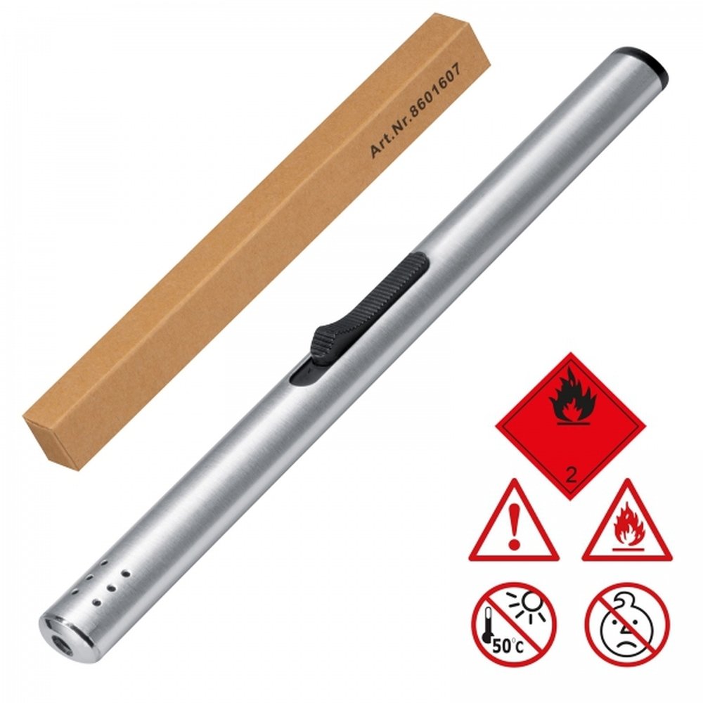 Metal lighter GRANT grey