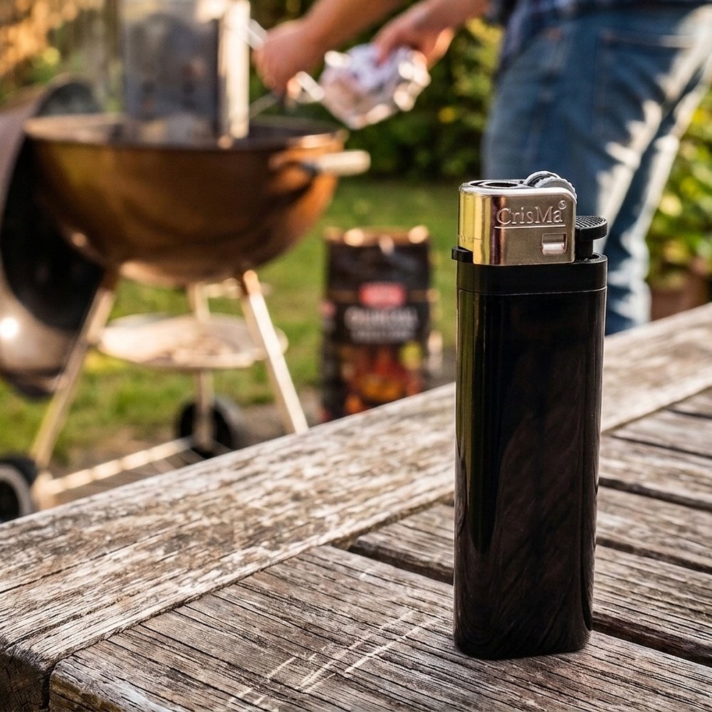 Disposable lighter KLEOPATRA black