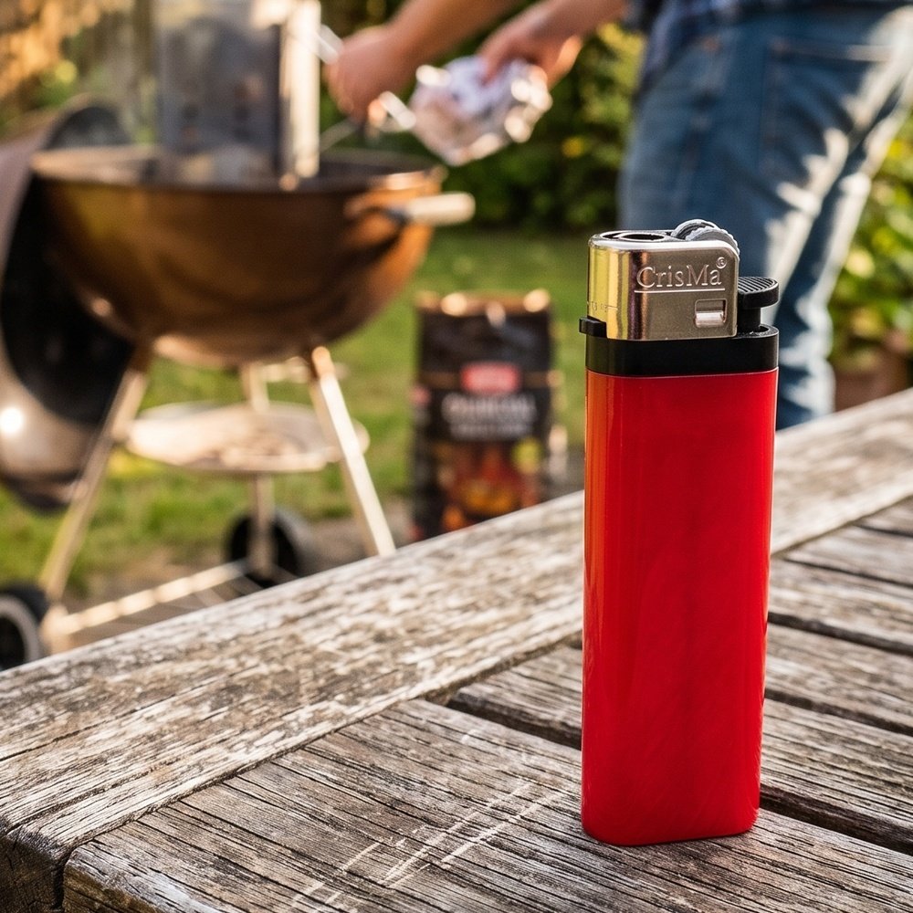 Disposable lighter KLEOPATRA red