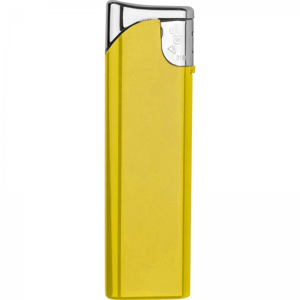 Plastic lighter GEOFFREY yellow