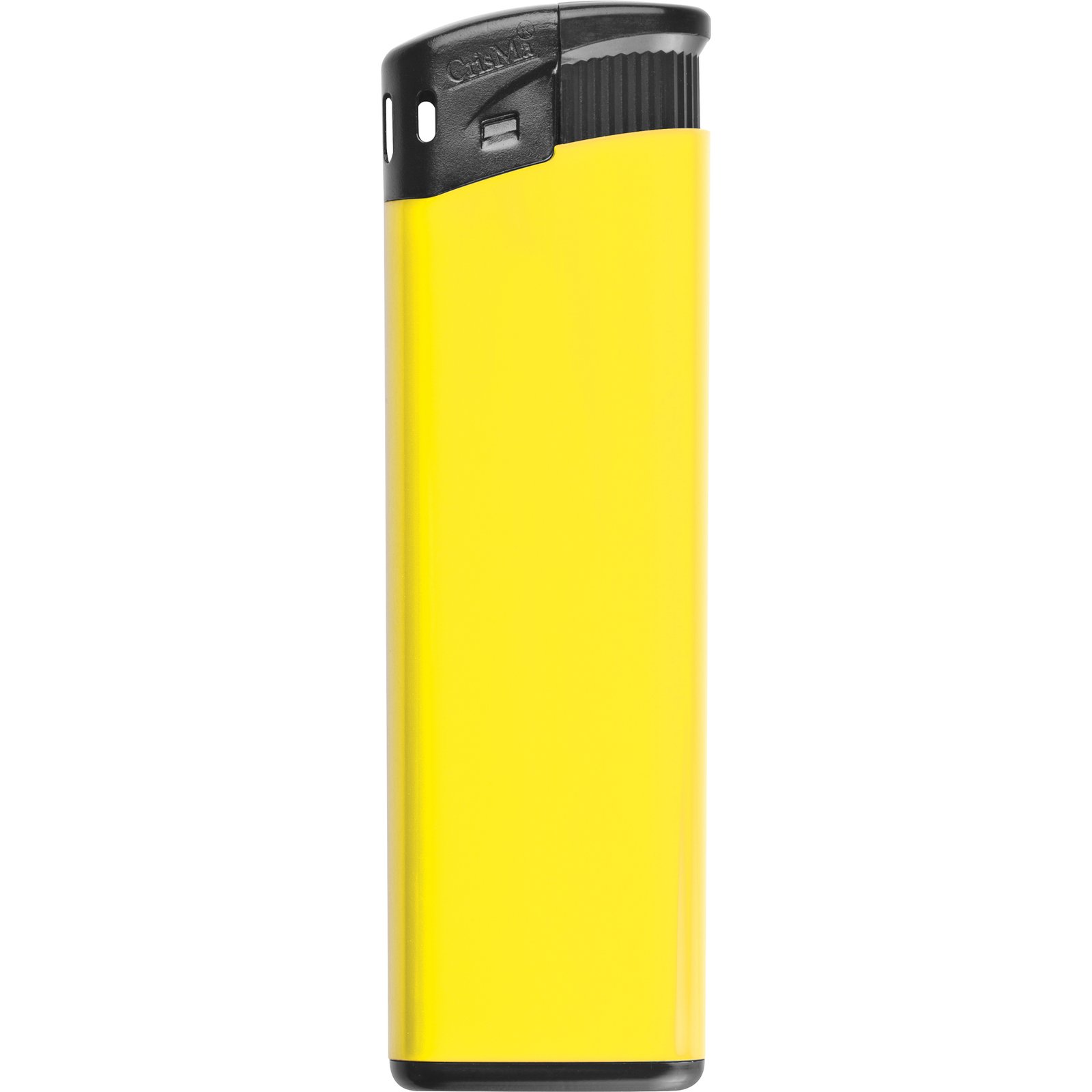 Plastic lighter FRANK yellow - Image 3