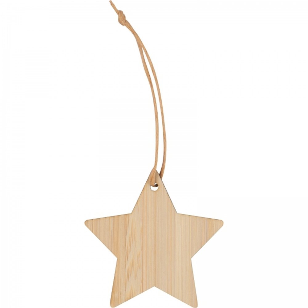 Christmas tree pendant star BRANDON beige - Image 2