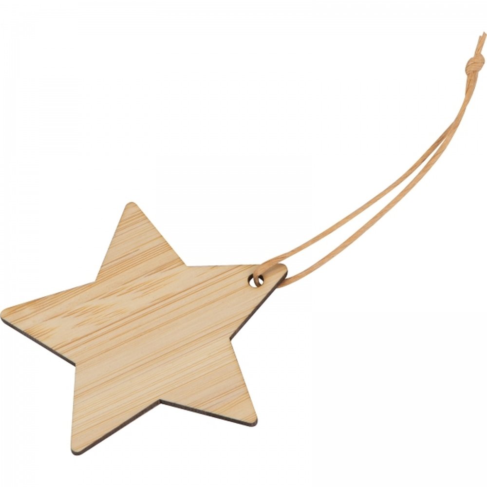Christmas tree pendant star BRANDON beige