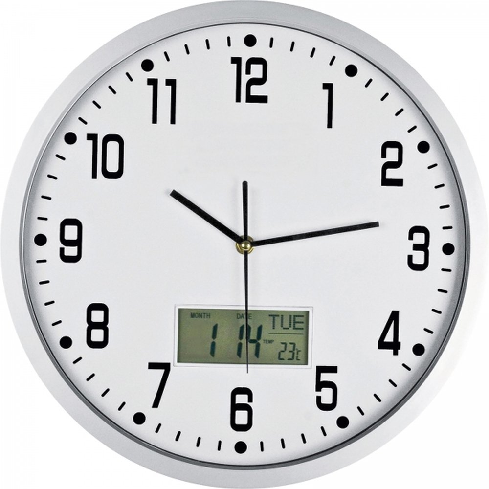 Wall clock CrisMa FRED white