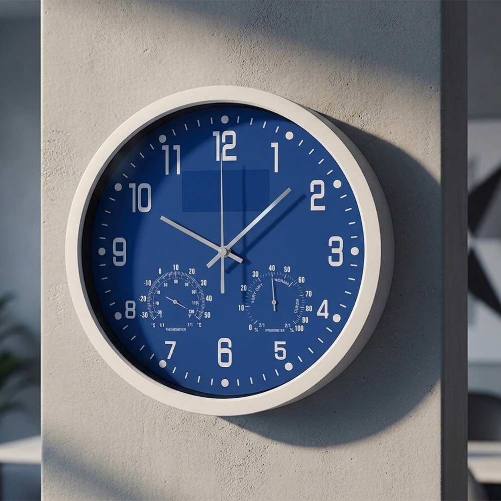 Wall clock CrisMa MALCOLM blue