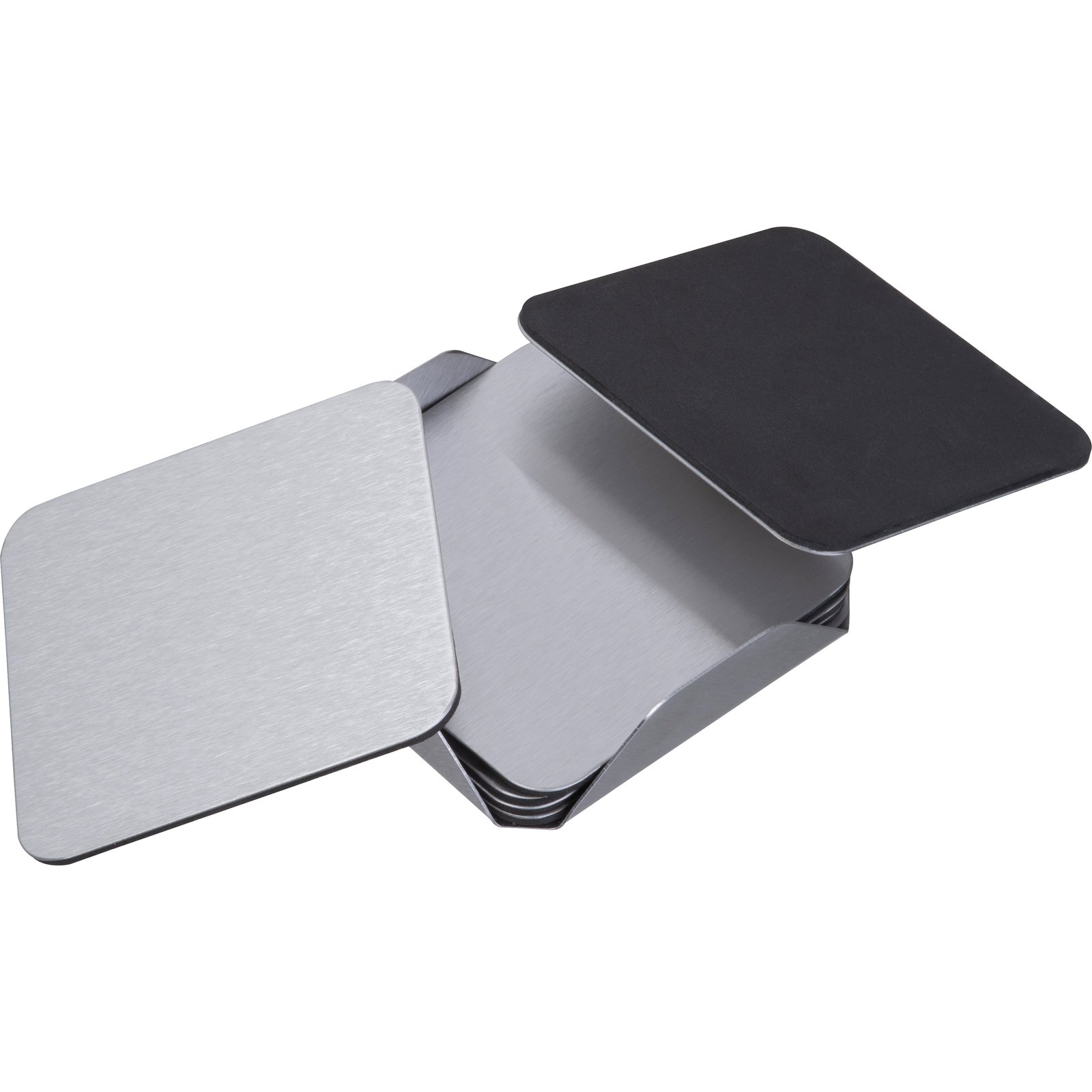 Set of 6 coasters MATILDE grey - Image 2