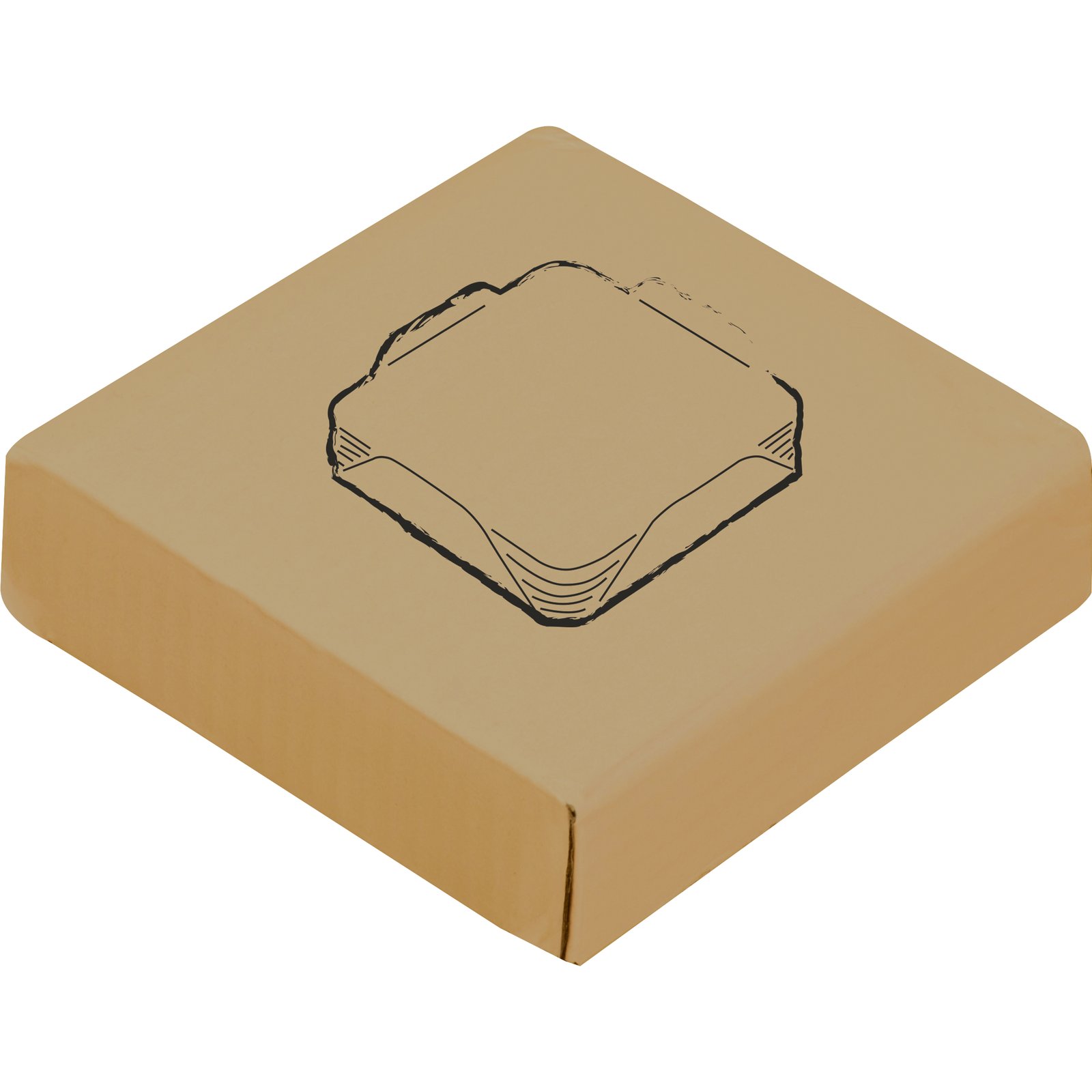 Set of 6 coasters MATILDE grey - Image 3