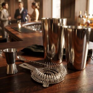 Bartender set 750 ml and 30 ml ISOLDE grey