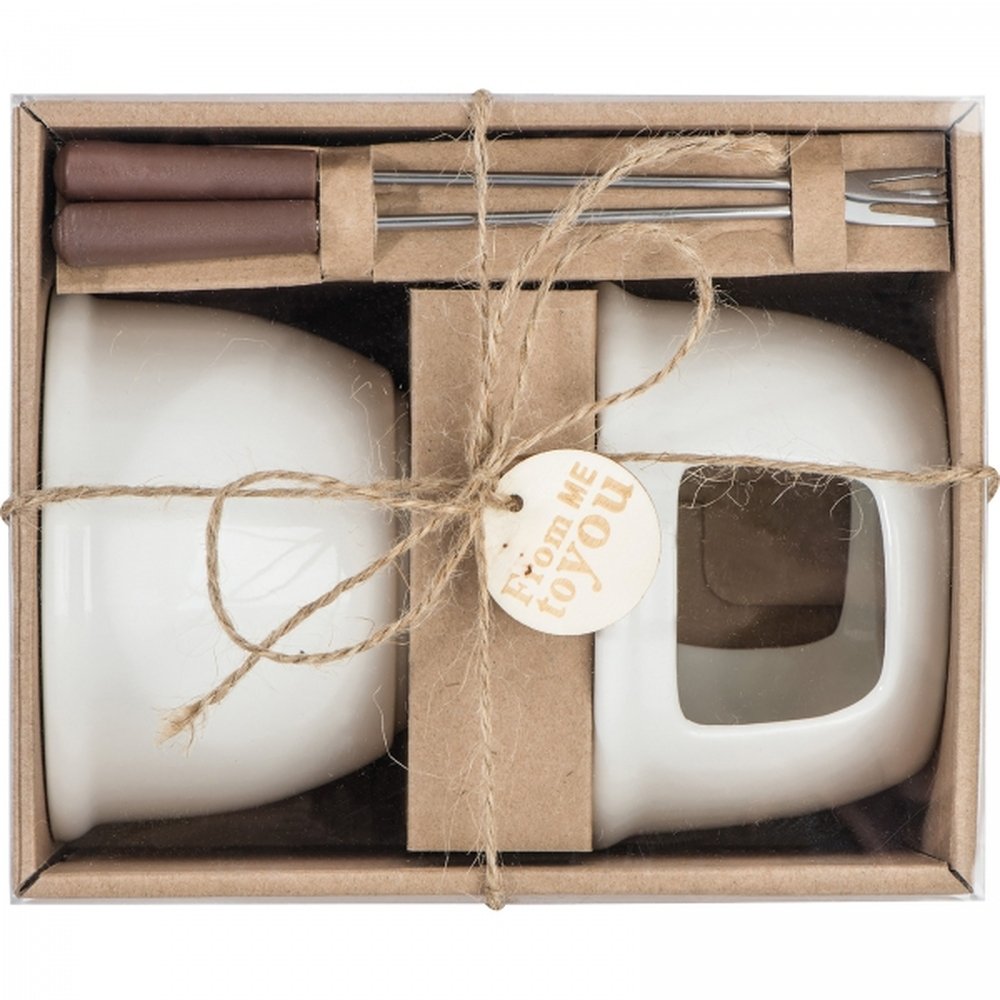 Fondue set MINNA white - Image 4