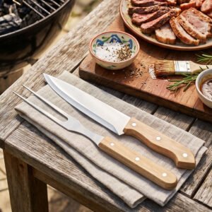 Barbecue set JANINA beige