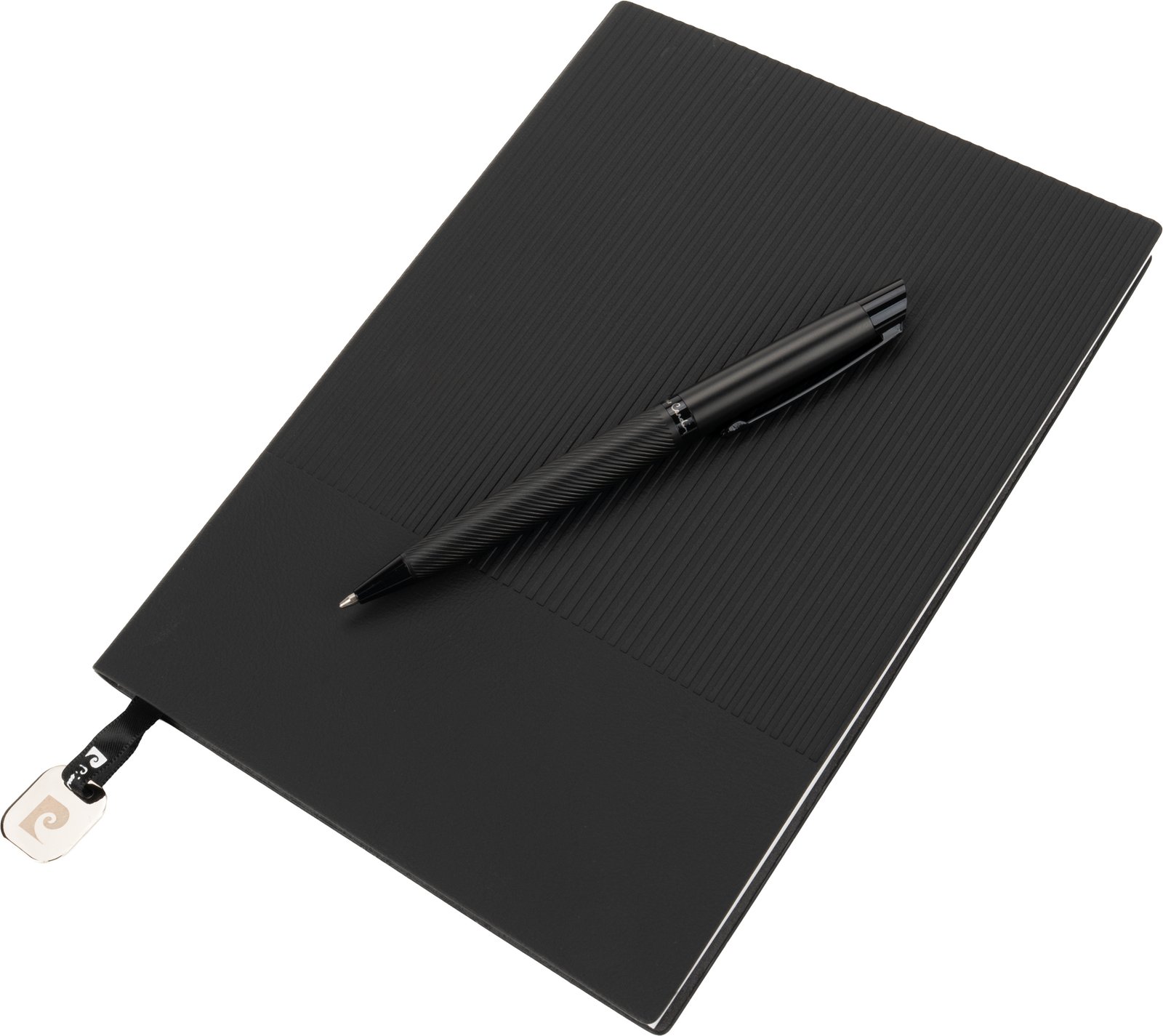 Set of notebook and pen CHANTAL Pierre Cardin black - Image 2