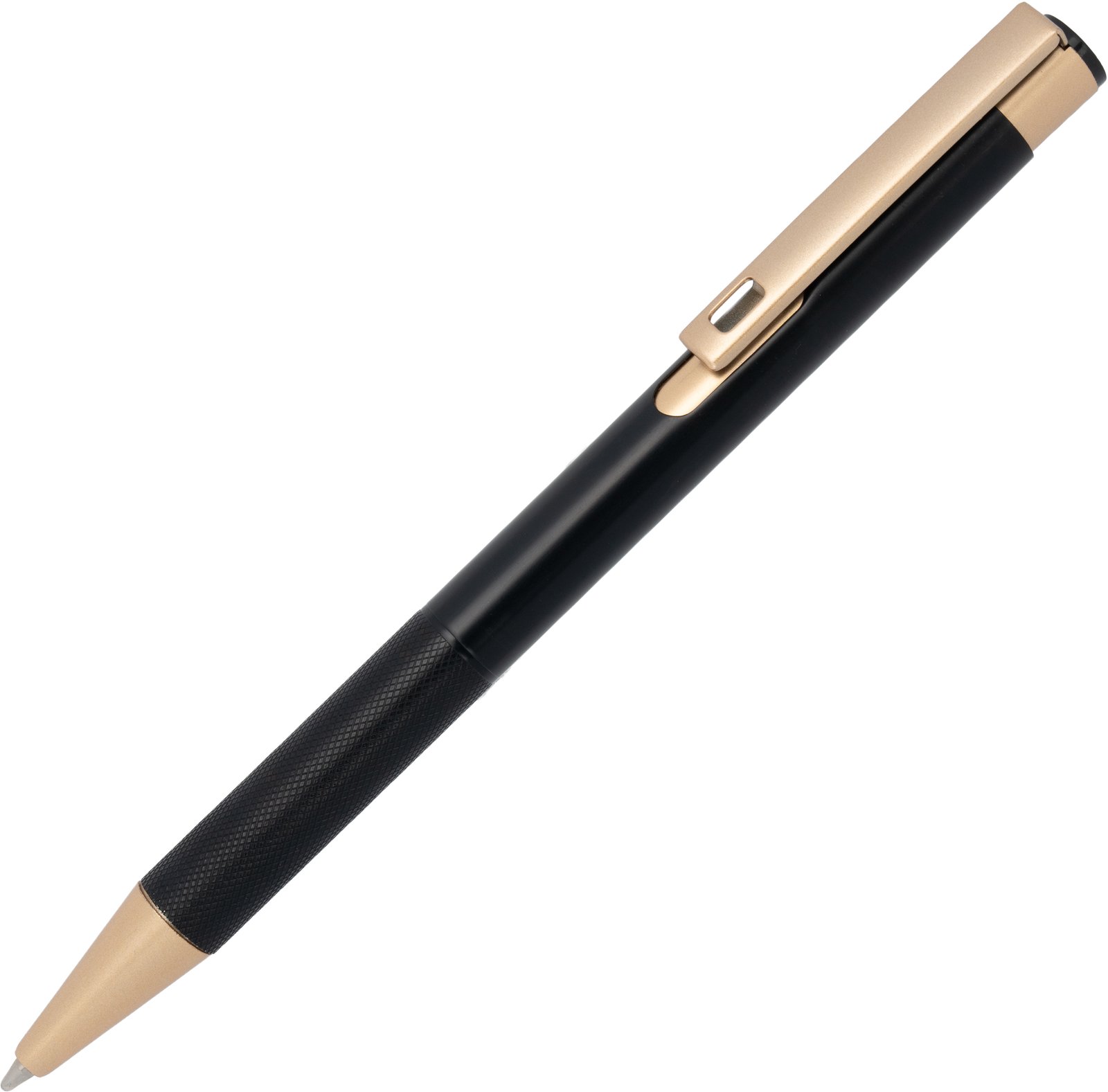Set of A5 lined notebook and CrisMa pen made of recycled leather MAGGIE black - Image 5