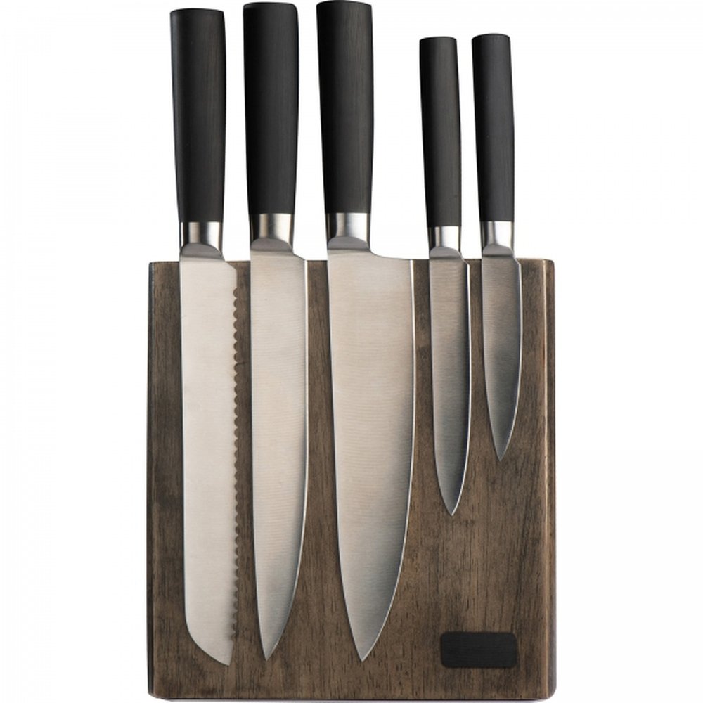 Set of kitchen knives VALERIO black - Image 3