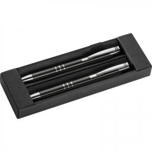 Writing set with pen and mechanical pencil KELLY black