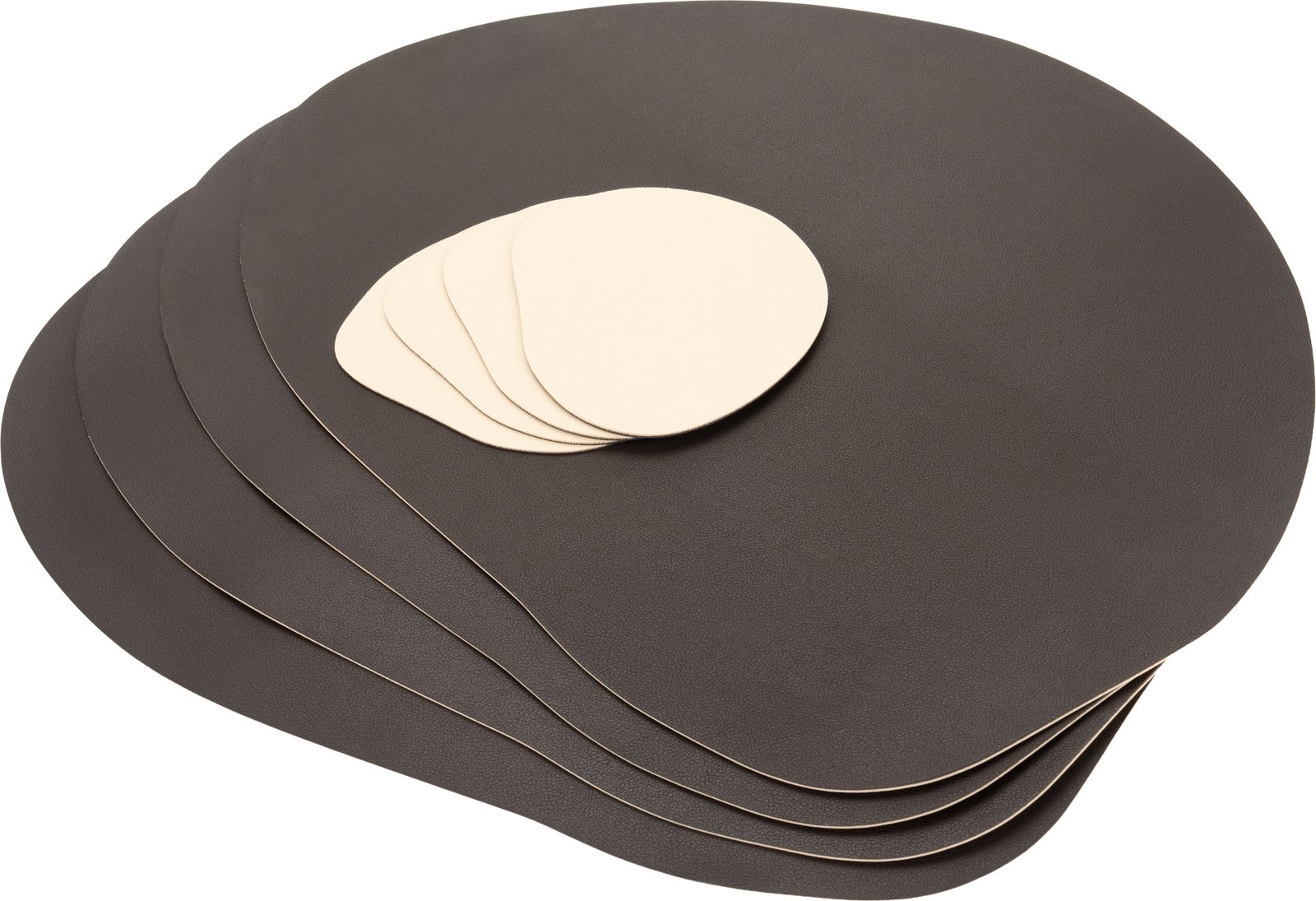 Set of table mats MAXIMO brown - Image 5