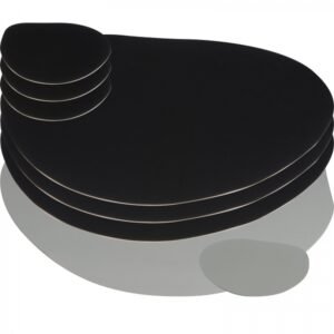 Set of table mats MAXIMO black