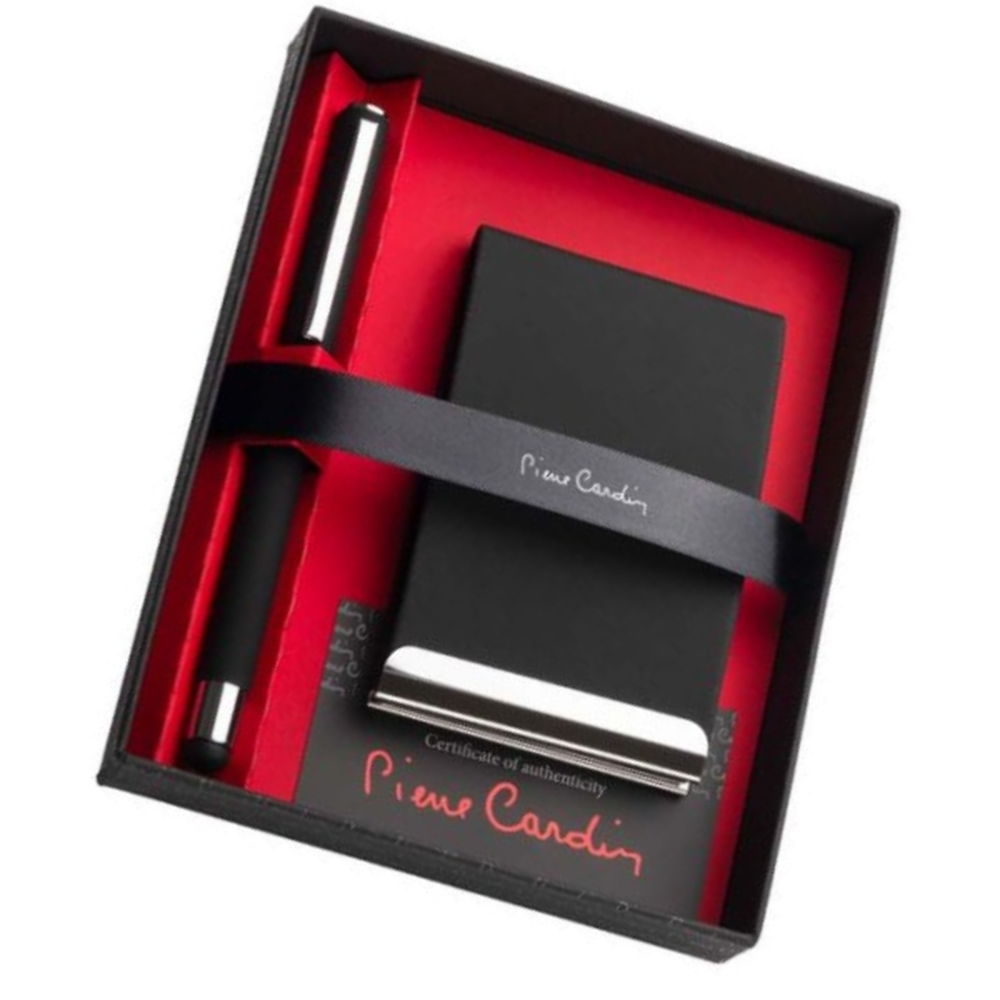 Set cardholder & roller CONCORDE Pierre Cardin black