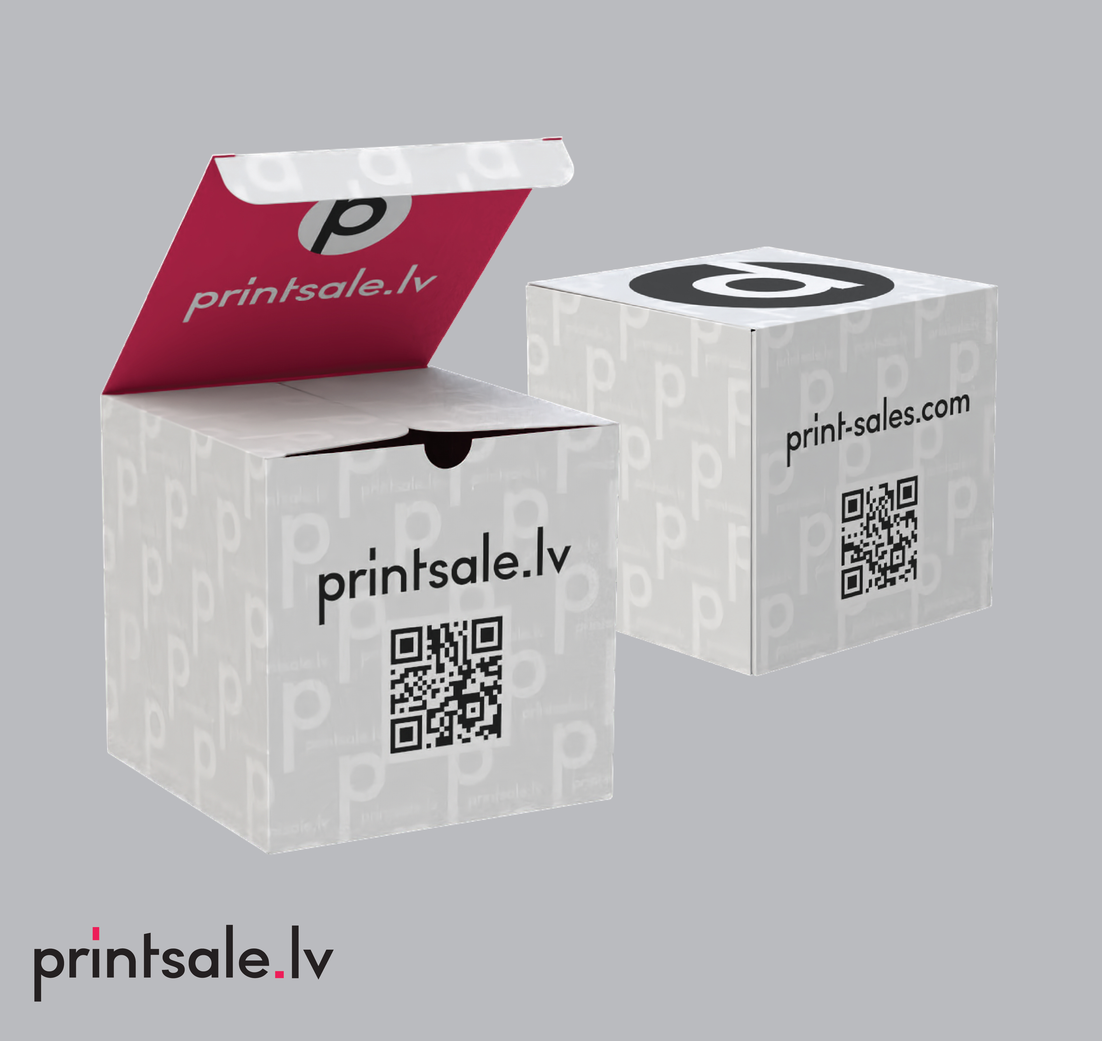 Tuck end open square box