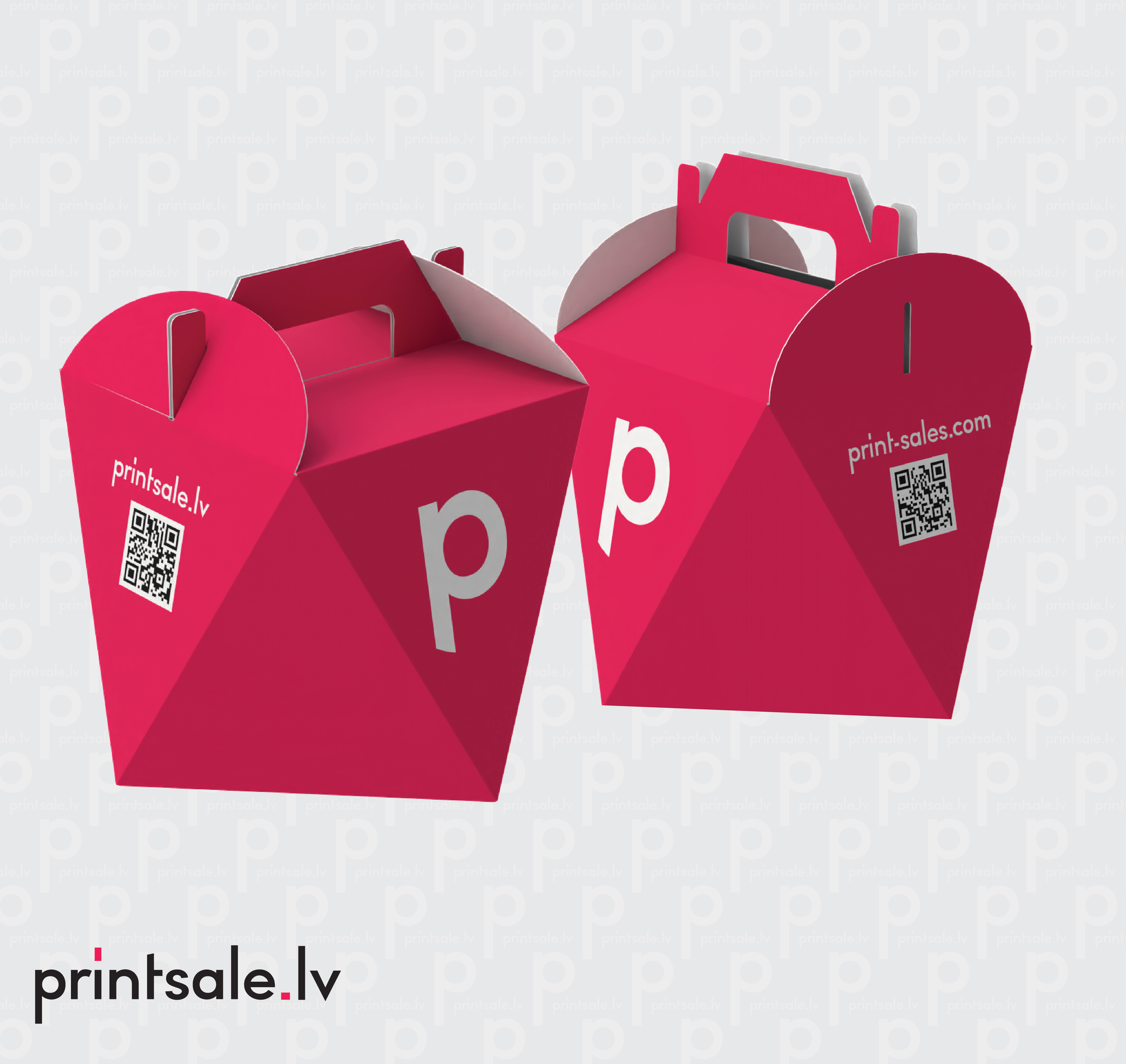 Polygonal boxes triangle eight edges