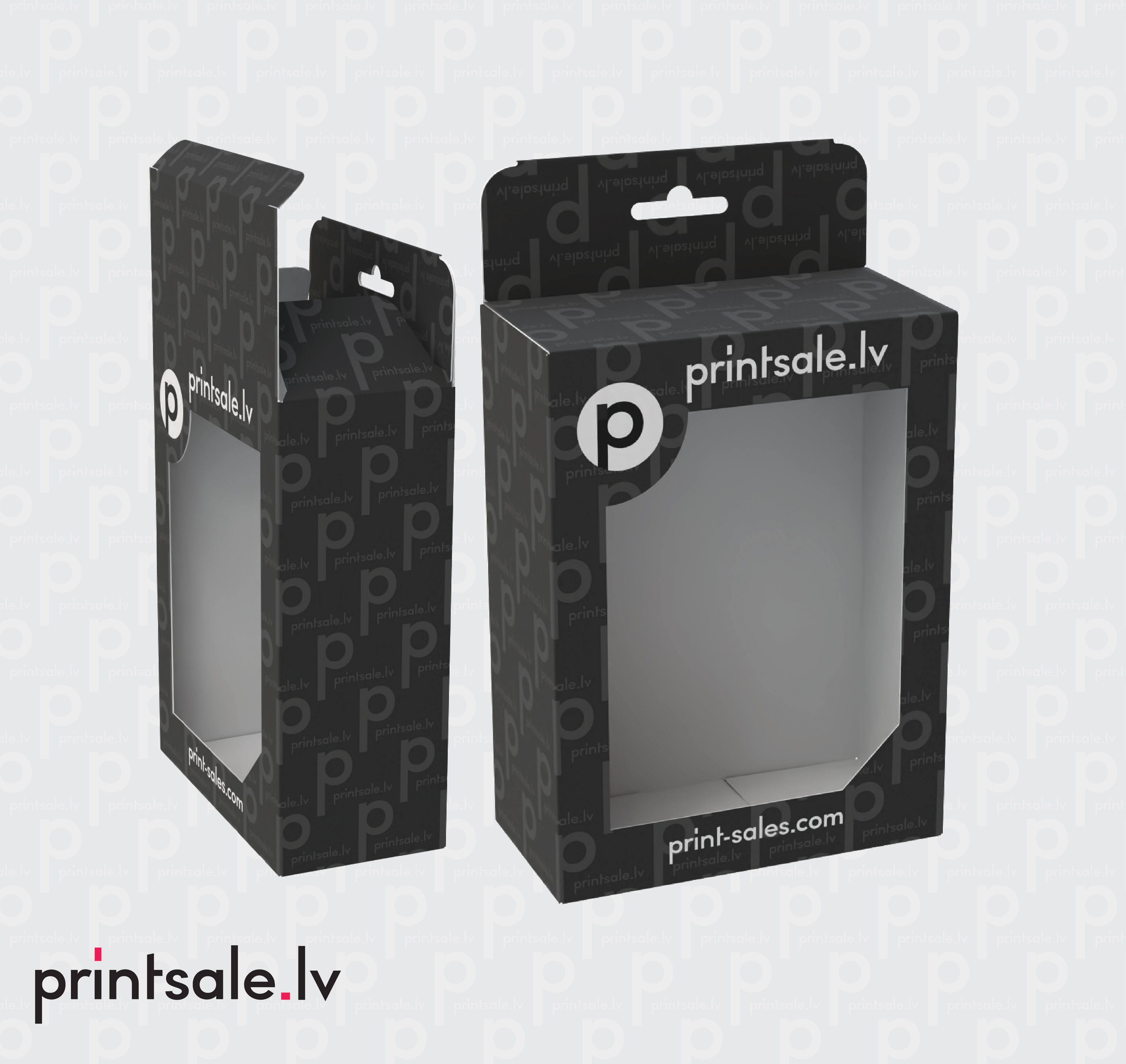 Toy handing box with window