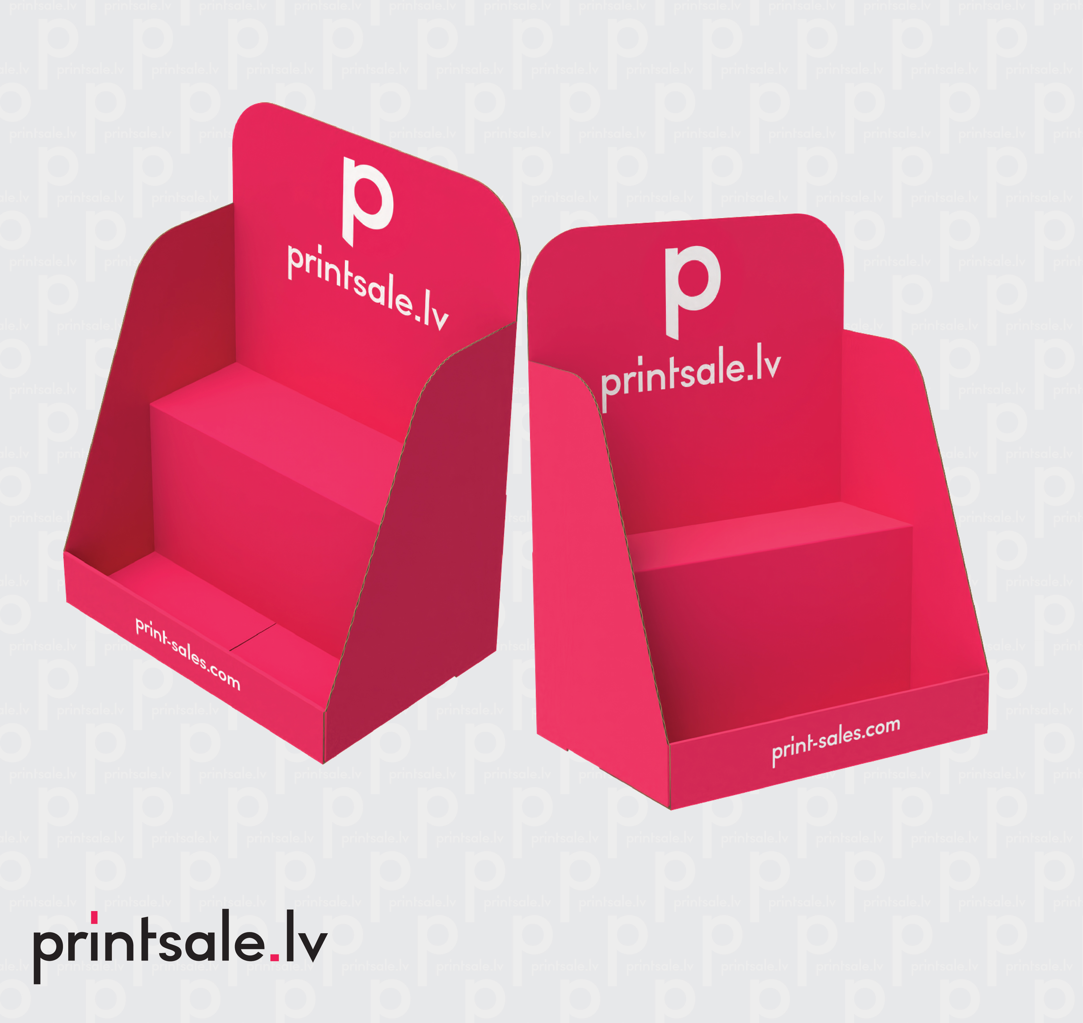 Counter display box stage counter display box