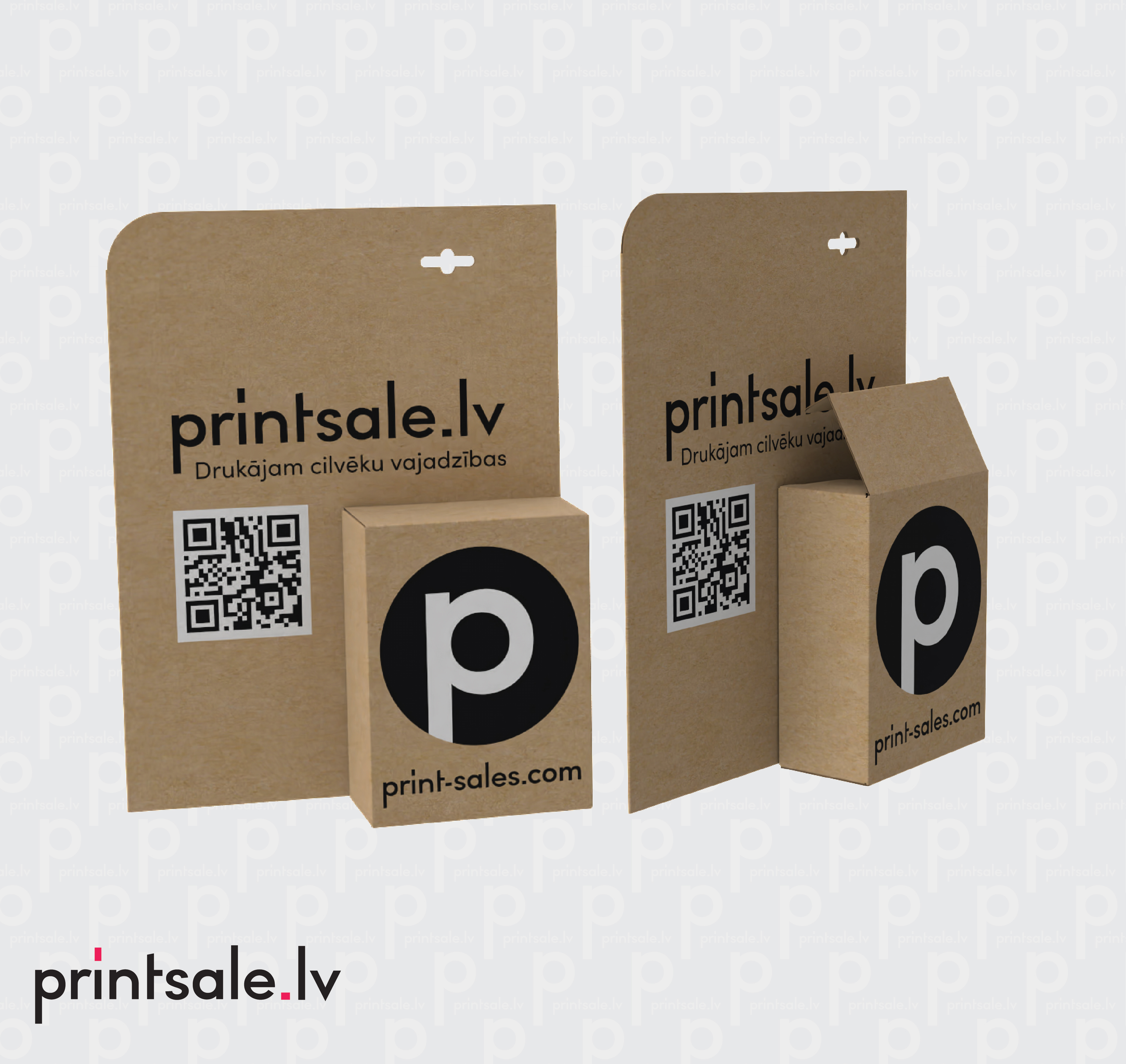 Display boxes display boards double tray