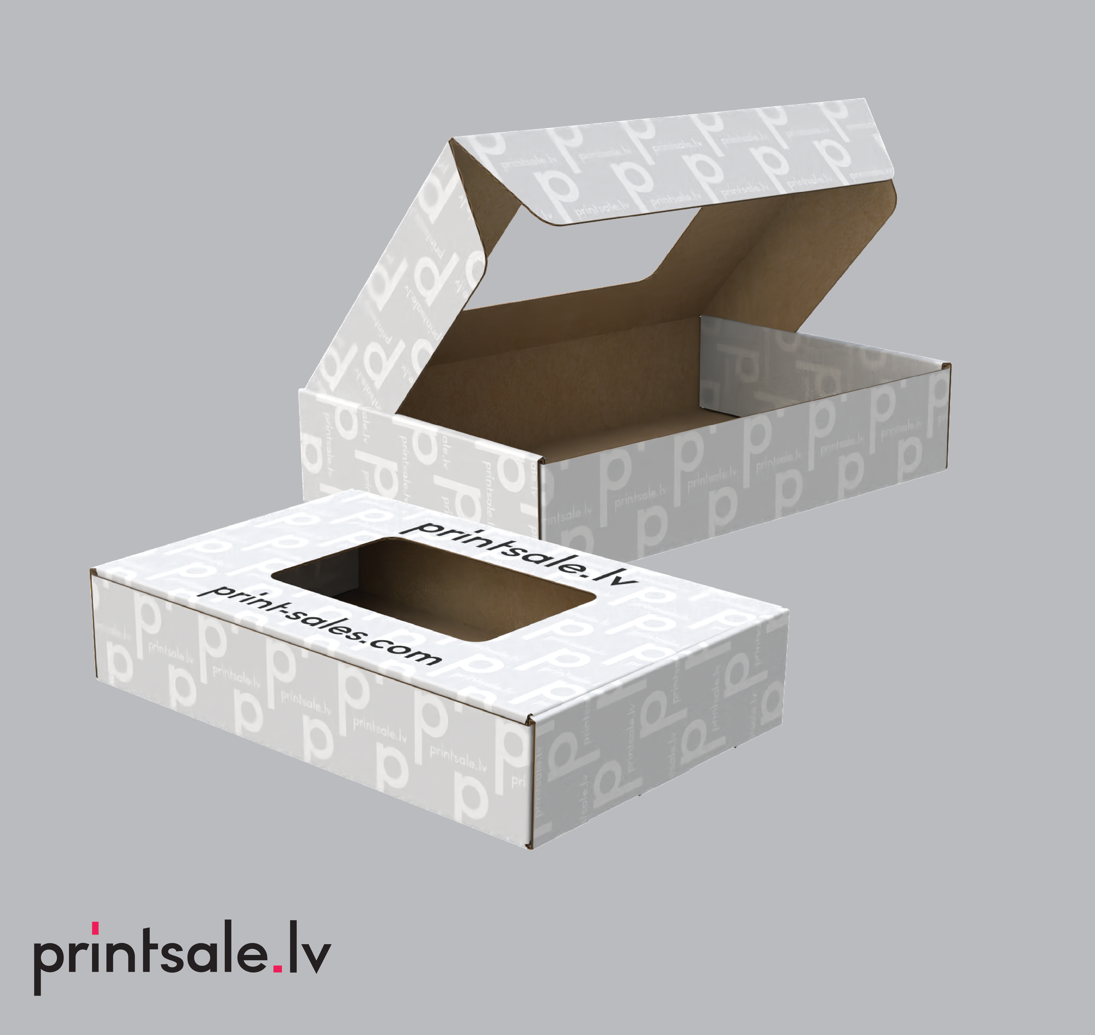 Mailer box with window