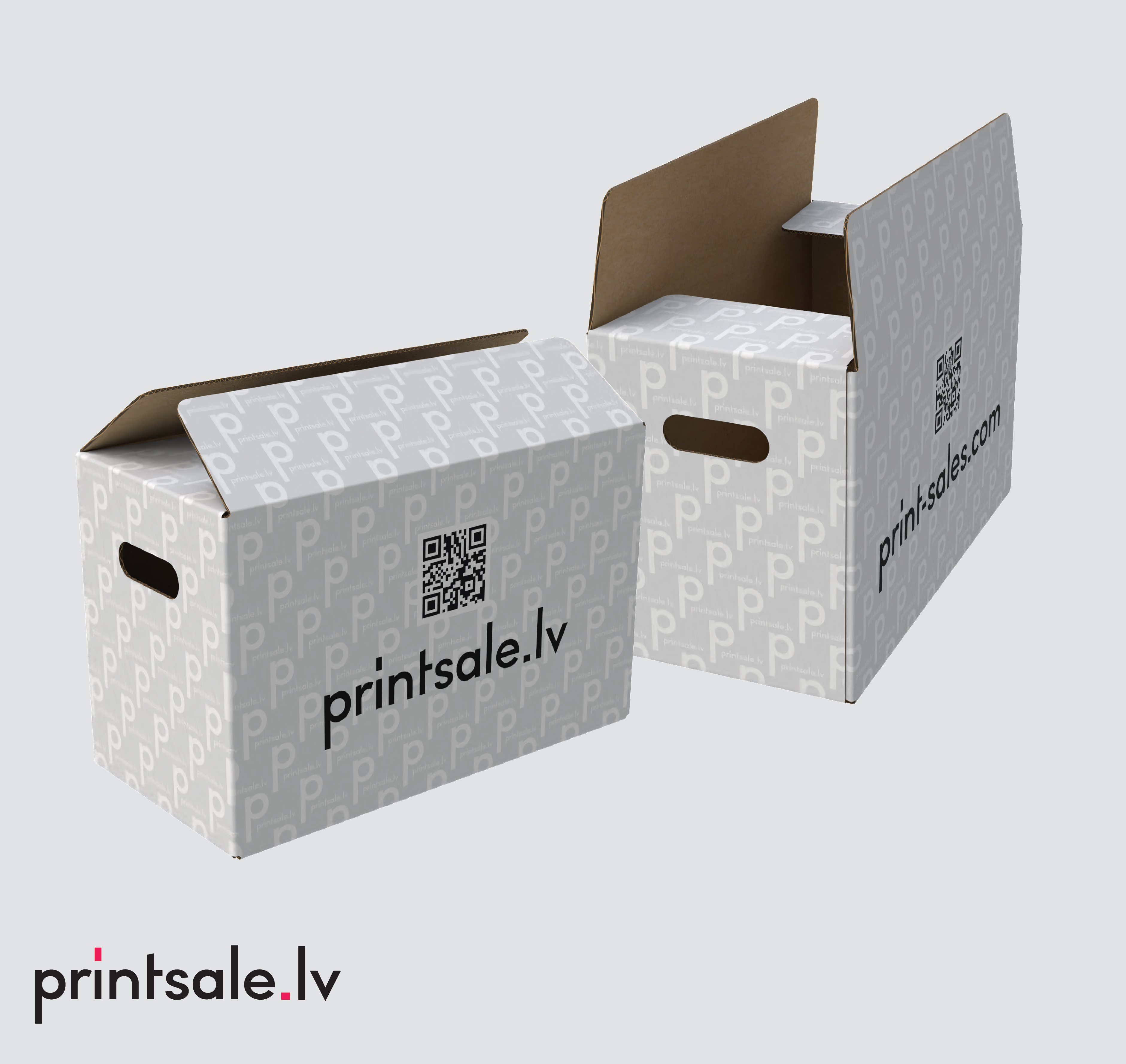 Shipping Cartons ab-side with portable holes