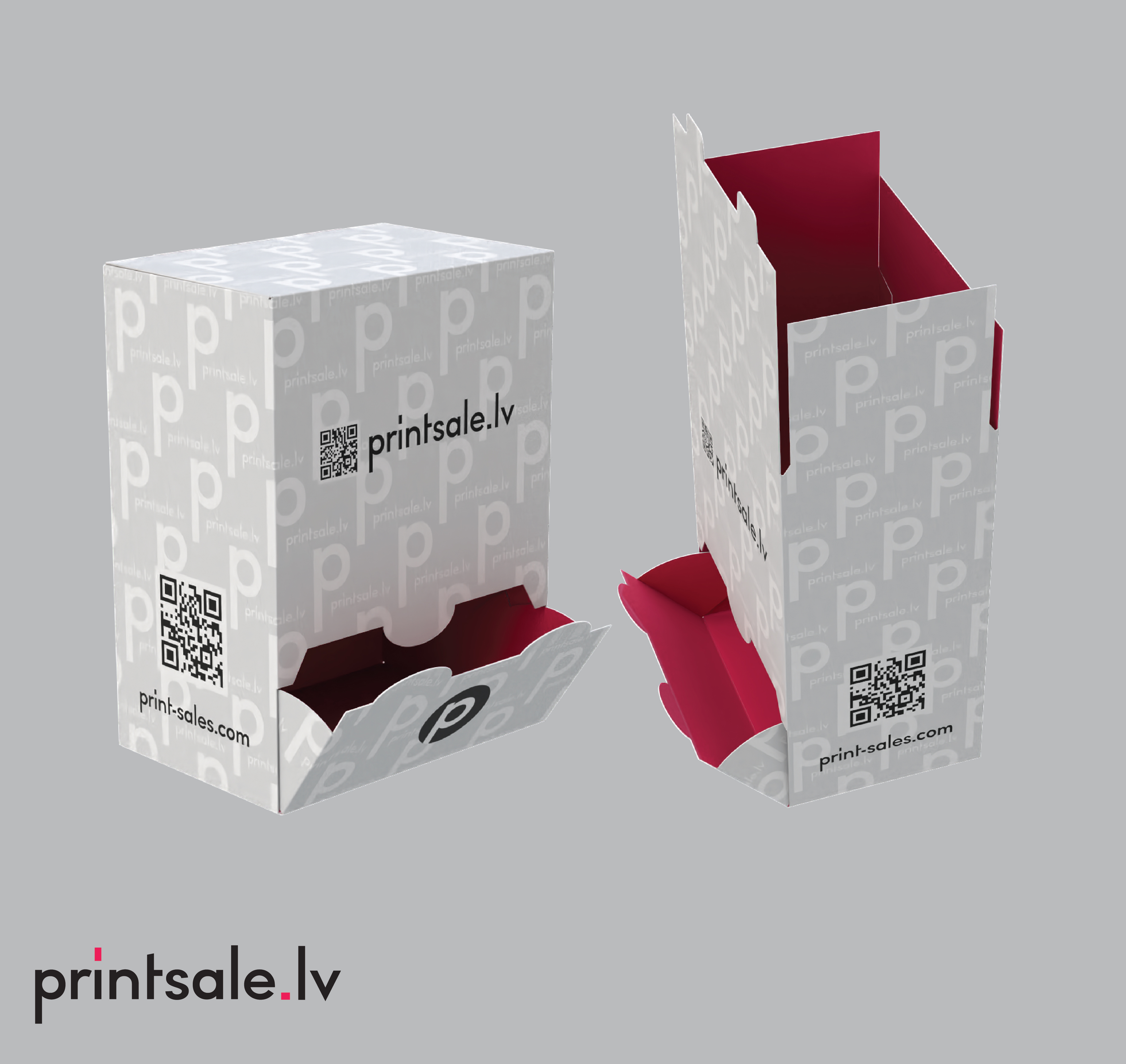 Interlocking clasp rotating flip box