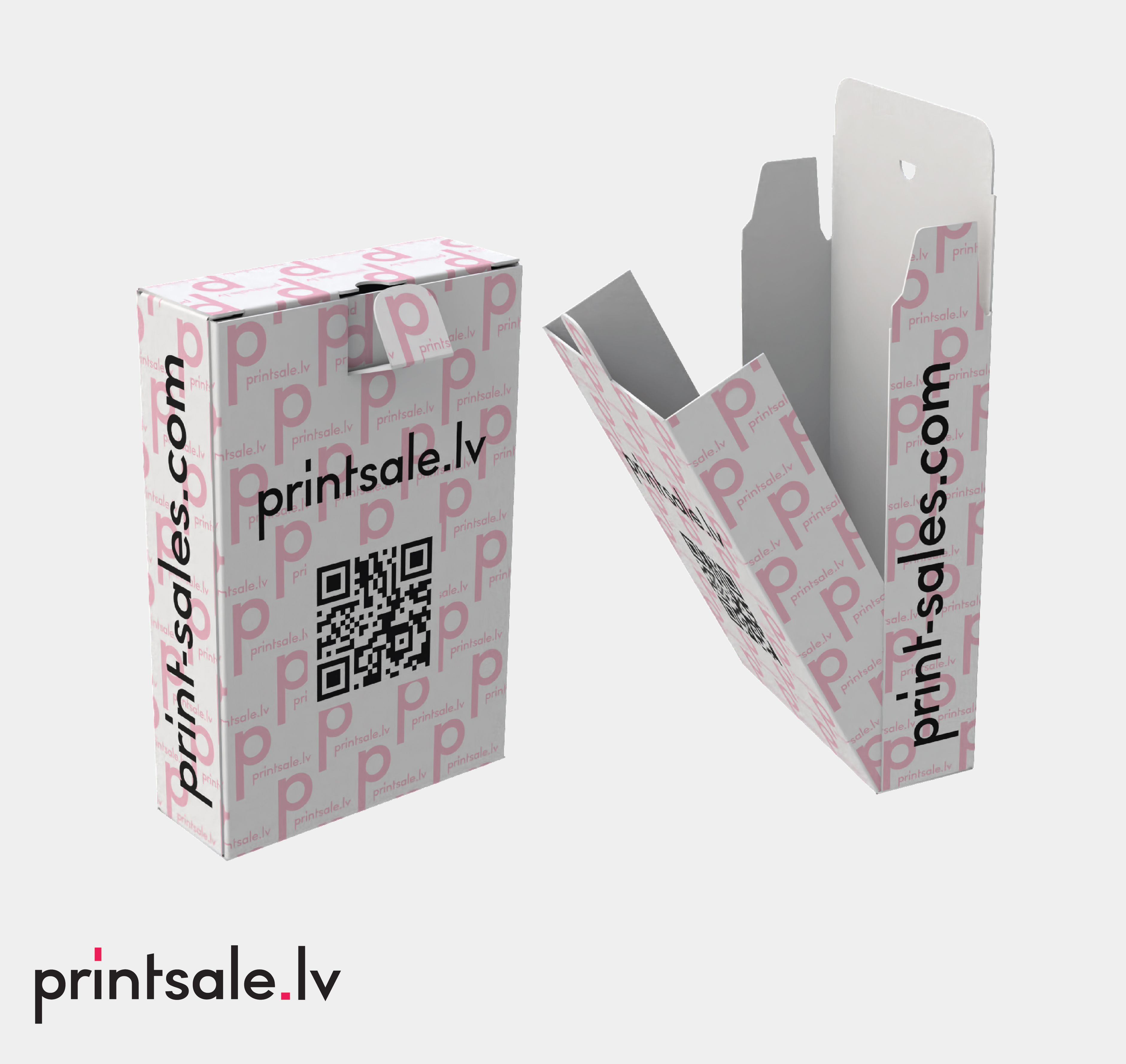 Tuck end box variations security buckles paper