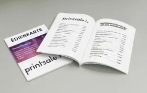 Ēdienkartes izgatavošana