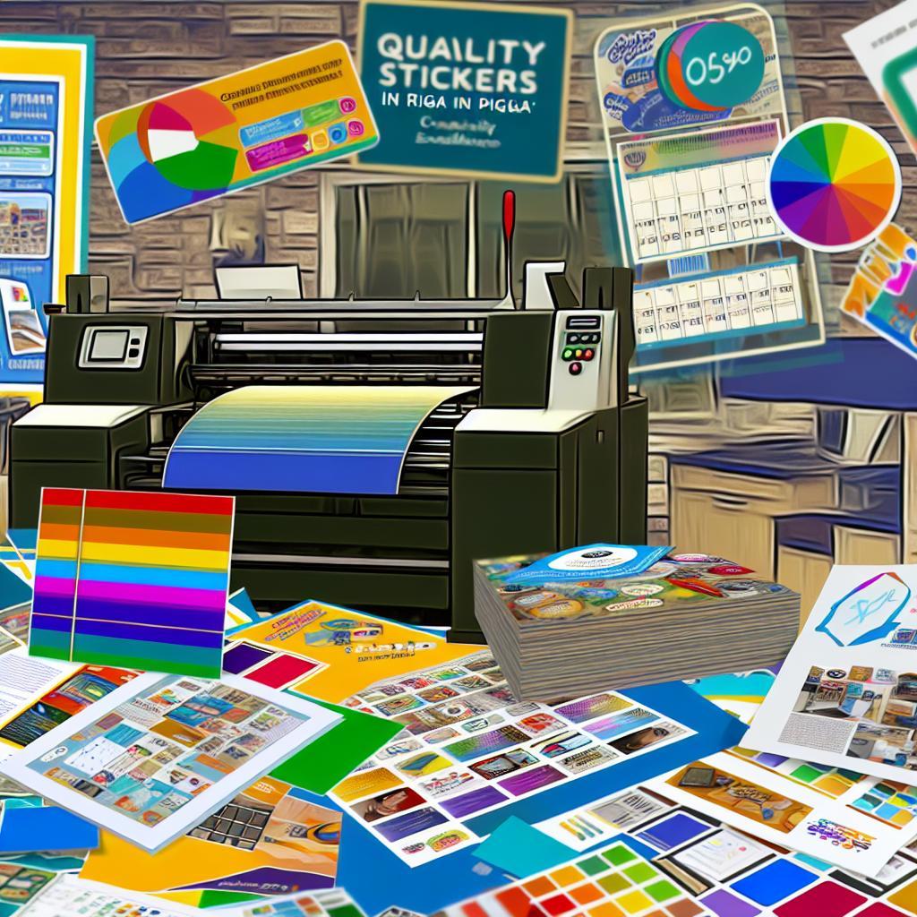 Kvalitatīvas uzlīmes Rīgā: Radošums un Izcilība