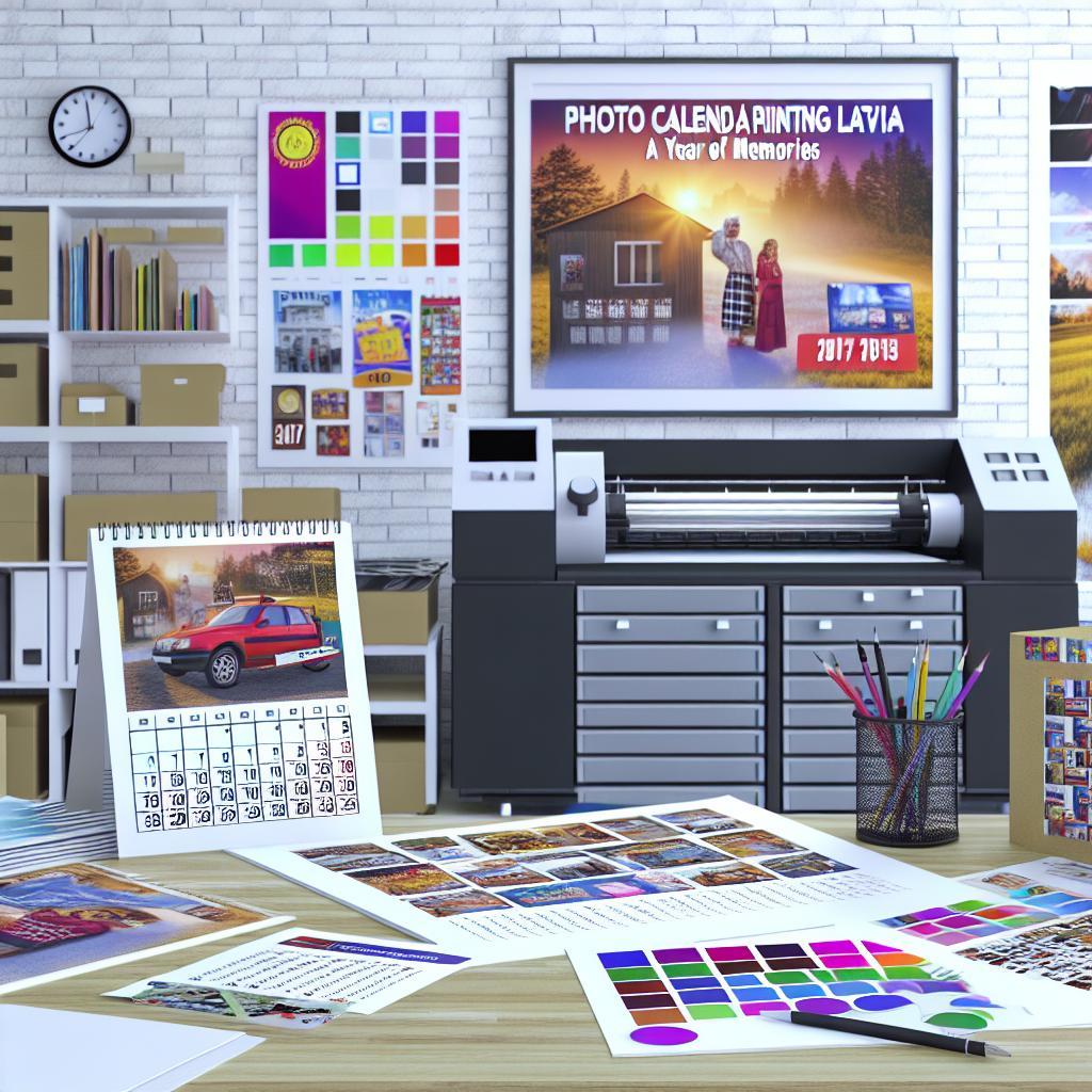 Foto kalendāru druka Latvijā: Radiet savas atmiņas gadu!