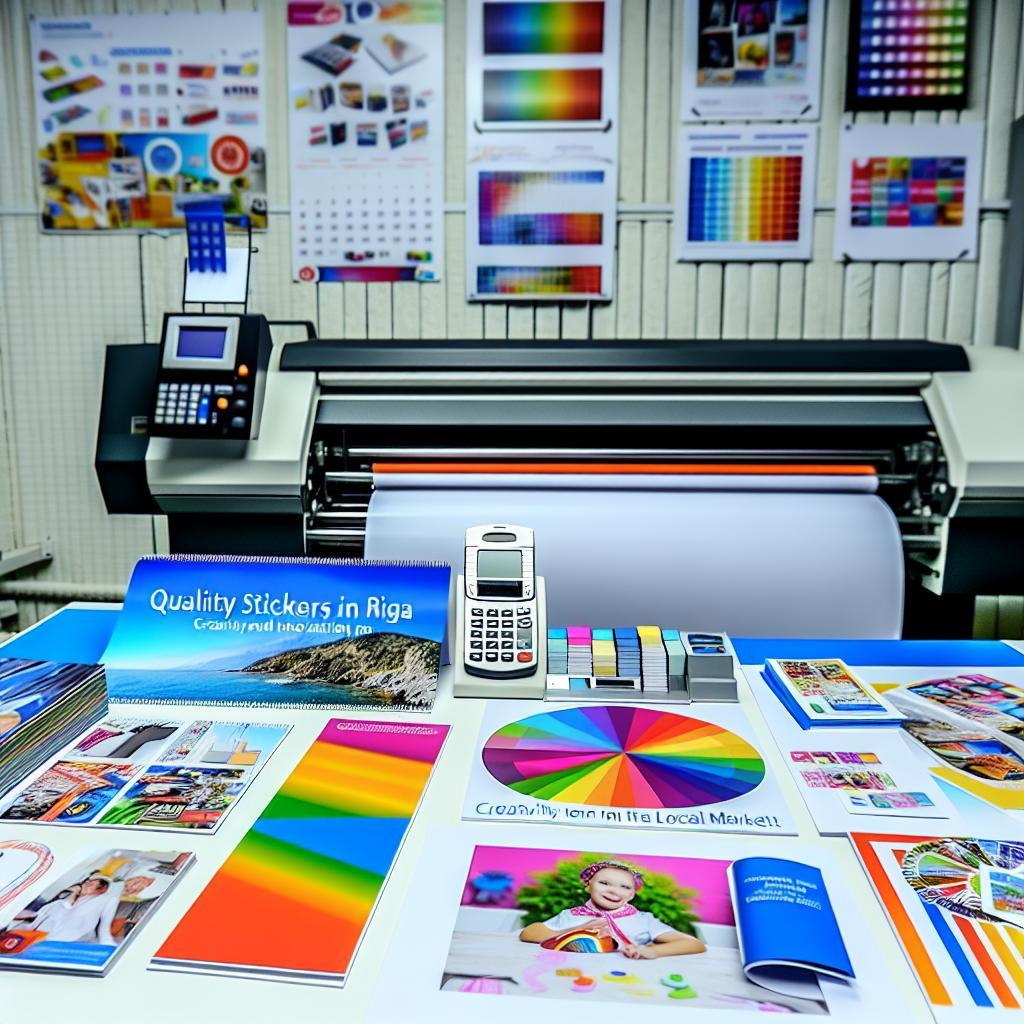 Kvalitatīvas uzlīmes Rīgā: Radošums un inovācija vietējā tirgū